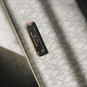 Michael Kors Textured Cream Bag